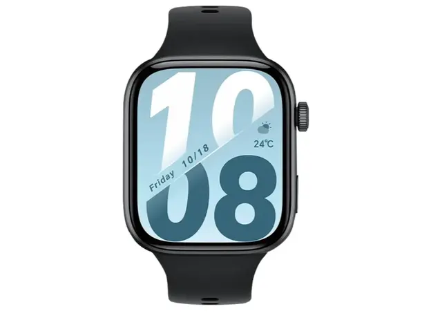 Smart Watch HONOR Watch X5i Standard BT 8MB+128MB Black Black Silicone Strap Global Version (5502ACCH), 3 image