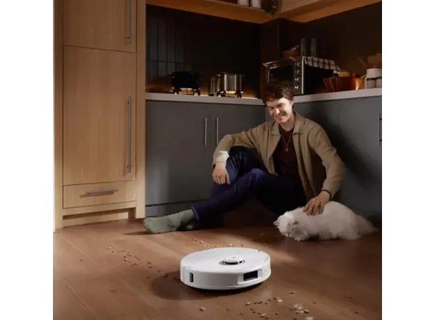 Robot vacuum cleaner Roborock Qrevo 5AE White, 5 image