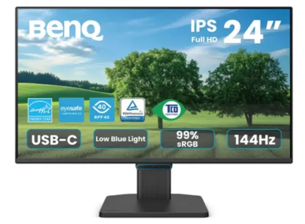 BenQ GW2490C 23.8" FHD IPS 144Hz 5ms HDMI USB-C DP Black monitor