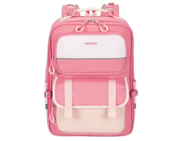 Kingsons 15.6" Notebook Bag Primary School Backpack Pink - KS251093