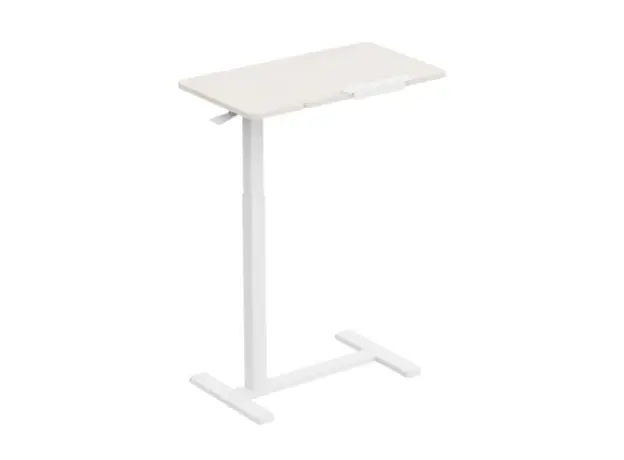 Play table Vertex VX-ST-7140MW Height Adjustable Side Table Matte White/White Oak