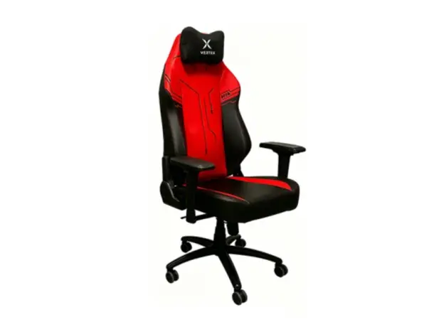 Vertex Inferno Gaming Chair Black/Red Car Leather, 2 image