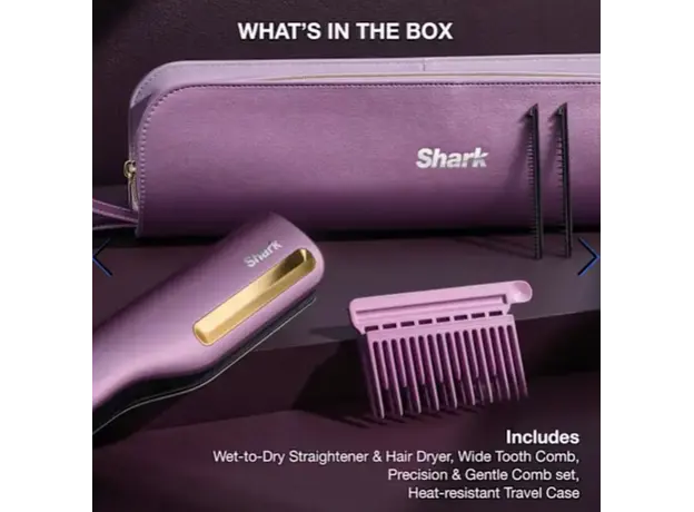 Hair straightener Shark SilkiPro HT401EUPU, 6 image