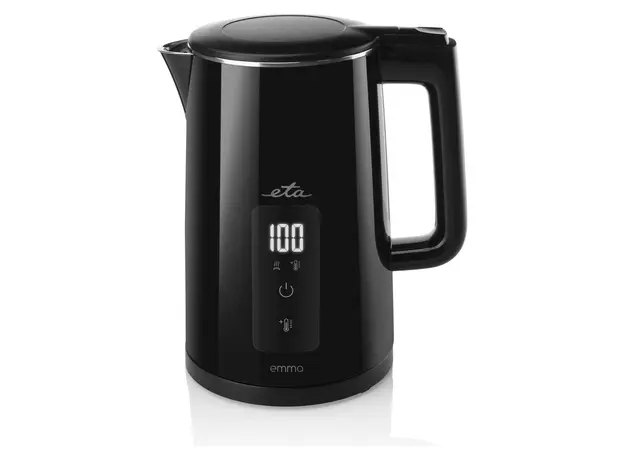 Electric Kettle ETA 559590000 Emma, 1.5L, 2200W, Temperature Control 40–100°C, Black