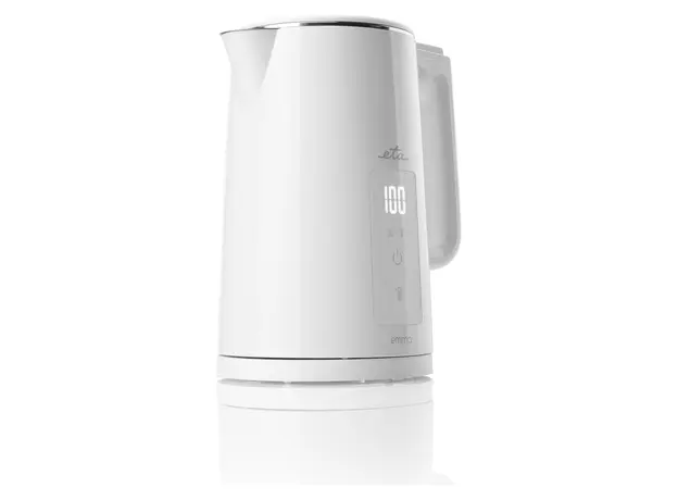 Electric Kettle ETA 559590010 Emma, 1.5L, 2200W, Temperature Control 40–100°C, White, 2 image