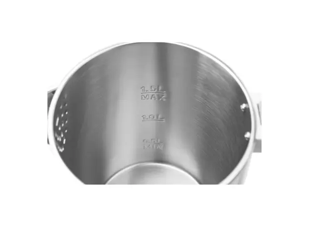 Electric Kettle ETA 559590010 Emma, 1.5L, 2200W, Temperature Control 40–100°C, White, 3 image