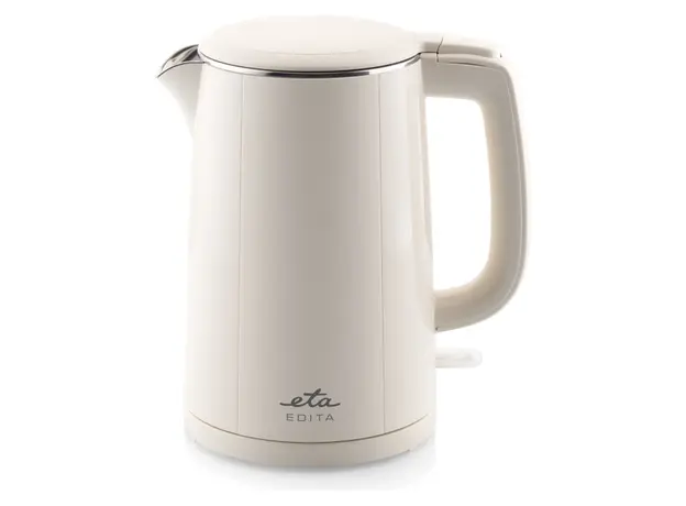 Electric Kettle ETA 859590010 Edita, 2200W, 1.5 L, Double Wall, Ivory (Beige), 2 image