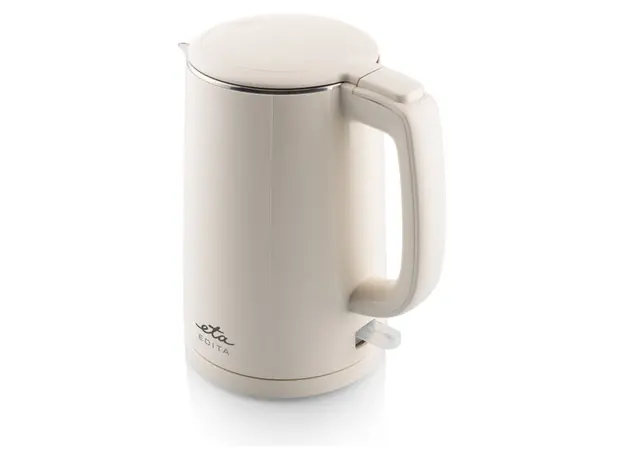Electric Kettle ETA 859590010 Edita, 2200W, 1.5 L, Double Wall, Ivory (Beige), 3 image