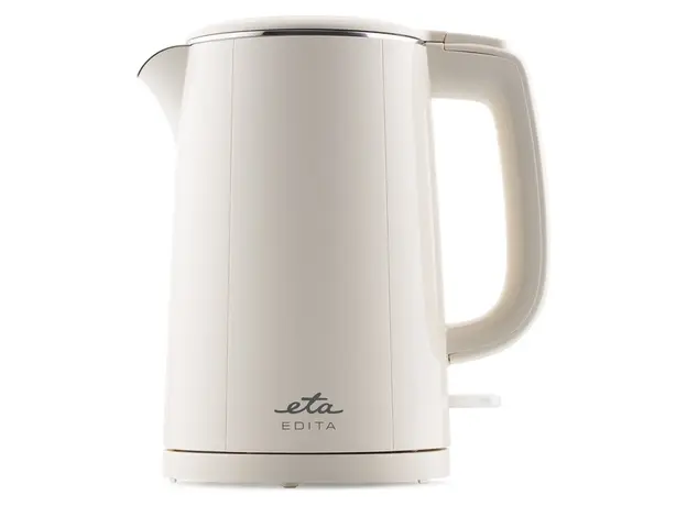 Electric Kettle ETA 859590010 Edita, 2200W, 1.5 L, Double Wall, Ivory (Beige)
