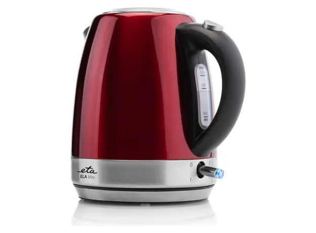Electric Kettle ETA 859990010 Ela Mini, 2100W, 1.2L, Stainless Steel, Red, 3 image
