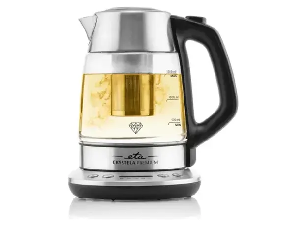 Electric Kettle ETA Crystela Premium 915390000, 2200W, 1.5L, Temperature Control, 3 image