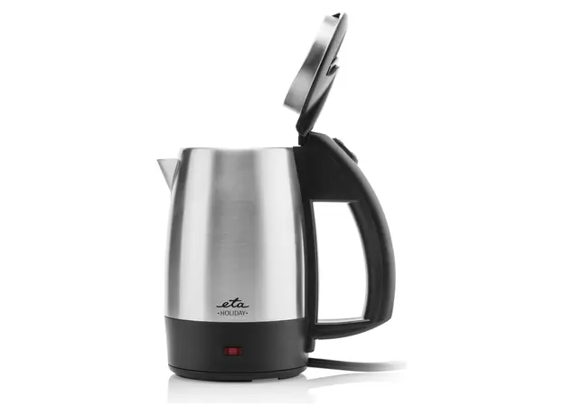 Electric Kettle ETA618890010 Holiday, 0.5 L, 1000W, Stainless Steel, Black/Silver, 5 image