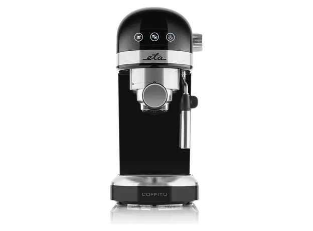 Espresso Coffee Machine ETA Coffito 017590000, 1465W, 20 bar, 1.4 L, Steam Wand, Black, 2 image