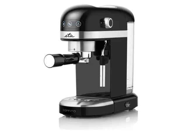 Espresso Coffee Machine ETA Coffito 017590000, 1465W, 20 bar, 1.4 L, Steam Wand, Black
