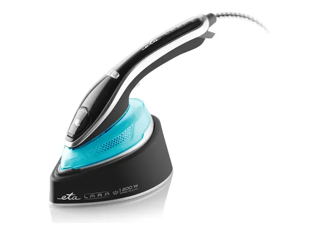 Handheld Garment Steamer ETA 127090000 Lara, 1200W, 50 g/min, 150 ml, Ceramic Soleplate, Black, 2 image