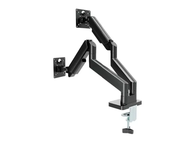 Monitor mount Gembird MA-DA2-06 Desk mounted adjustable double monitor arm 17"-32" black