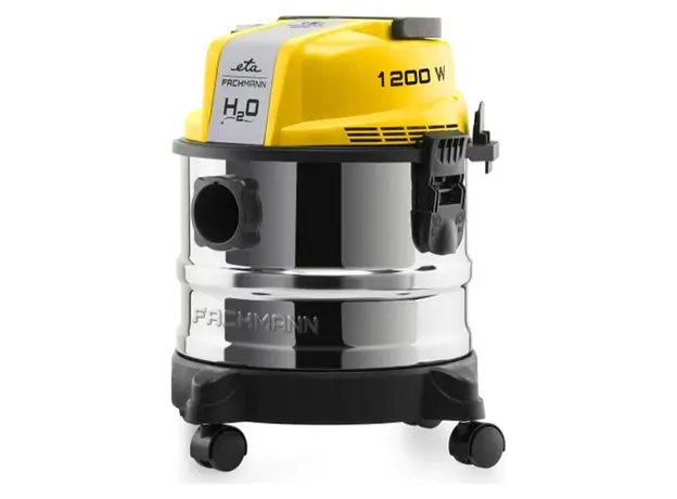 Vacuum Cleaner ETA 421190000 Fachmann, 1200W, 15L, Wet/Dry, Black/Yellow