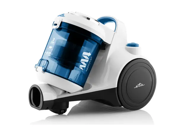 Vacuum Cleaner ETA Ambito 051690000, 700W, 1.5 L, HEPA H12, Bagless, White/Turquoise