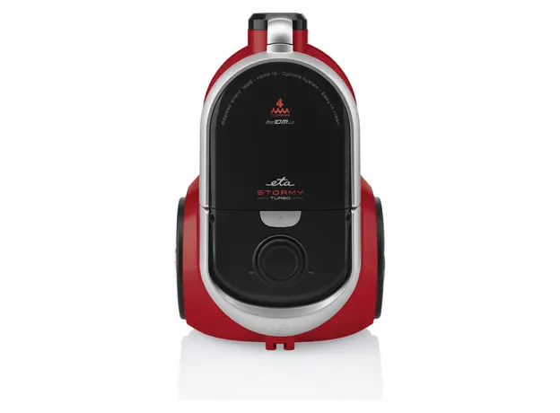Vacuum Cleaner ETA Stormy Turbo 351790000, 800W, 2.2 L, HEPA H13, Turbo Brush, Black/Red, 2 image