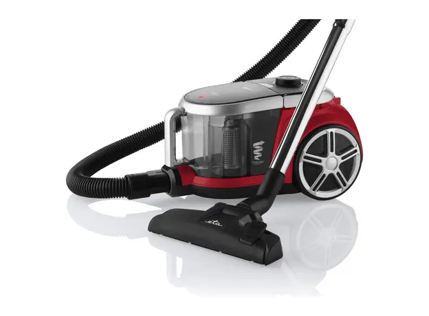 Vacuum Cleaner ETA Stormy Turbo 351790000, 800W, 2.2 L, HEPA H13, Turbo Brush, Black/Red, 3 image