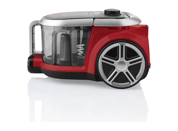 Vacuum Cleaner ETA Stormy Turbo 351790000, 800W, 2.2 L, HEPA H13, Turbo Brush, Black/Red, 5 image