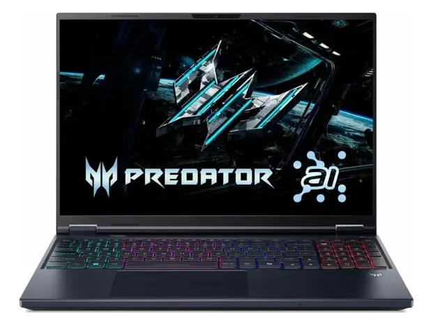 Notebook ACER Predator Helios Neo 16 AI / PHN16-73 / 16" / 2560 x 1600 / 240Hz DCI-P3 100% DDS / Intel® Core™ Ultra 9 processor 275HX / NVIDIA® GeForce RTX™ 5070 Ti -12G-GDDR7
