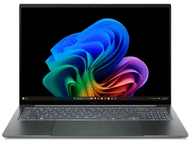Acer Swift 16 AI Copilot / SF16-71T/16" 2.8K OLED / ULTRA Slim / DCI-P3 100% Touch / Intel® Core™ Ultra X9 processor 388H/UMA - 16/512GB PCIe NVMe SSD