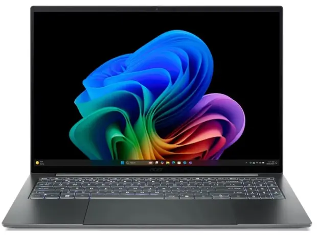 Notebook Acer Swift 16 AI Copilot / SFE16-I51/16" 2.8K OLED DCI-P3 100%"/Intel® Core™ Ultra 7 processor 355/ 16/ 512GB PCIe NVMe SSD