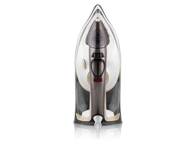 Steam Iron ETA 127490000 Clara, 2600W, Ceramic Soleplate, 360 ml, White/Gold, 2 image