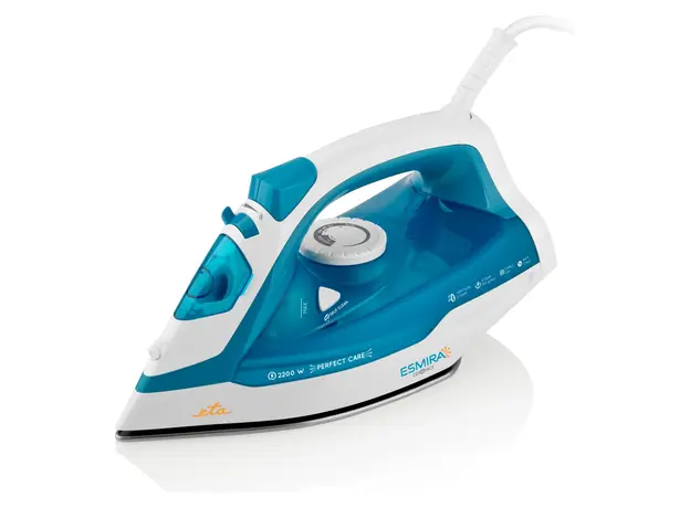 Steam Iron ETA027390000 Esmira, 2200W, 380 ml, Ceramic Soleplate, Turquoise, 2 image