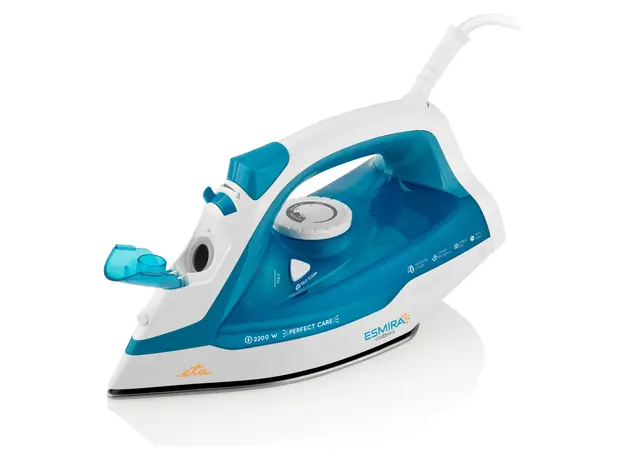 Steam Iron ETA027390000 Esmira, 2200W, 380 ml, Ceramic Soleplate, Turquoise, 6 image