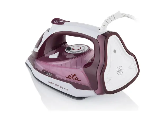 Steam Iron ETA126990000 Tiara II, 2400W, Eloxium Soleplate, 450 ml, 130 g/min, Purple, 2 image