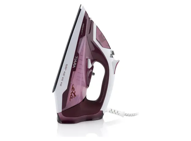 Steam Iron ETA126990000 Tiara II, 2400W, Eloxium Soleplate, 450 ml, 130 g/min, Purple, 3 image