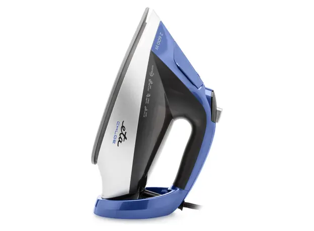 Steam Iron ETA227690000 Chloe, 2600W, Ceramic Soleplate, 350 ml, Silver/Blue, 2 image
