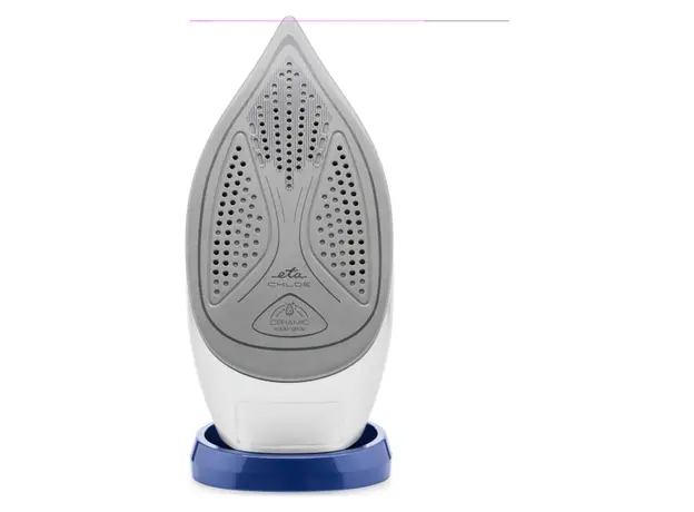 Steam Iron ETA227690000 Chloe, 2600W, Ceramic Soleplate, 350 ml, Silver/Blue, 4 image