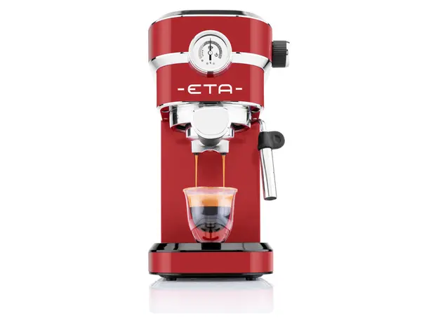 Espresso Machine ETA 618190030 Storio, 1350W, 20 bar, 0.75L, Red, 3 image