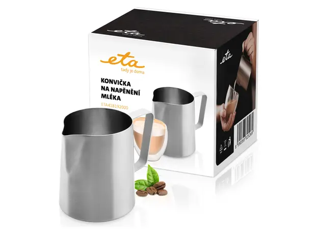 Milk Frothing Pitcher ETA 418192000, Stainless Steel, 350 ml, 2 image
