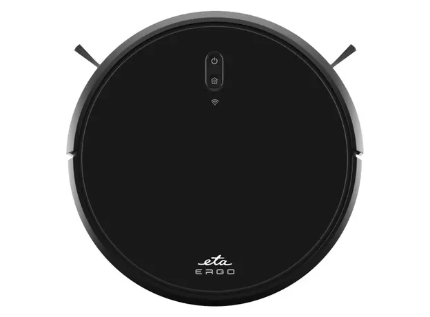 Robot Vacuum Cleaner ETA 221890000 Ergo, with Mop, Gyro Navigation, Wi-Fi, 145 min, HEPA, Black, 2 image