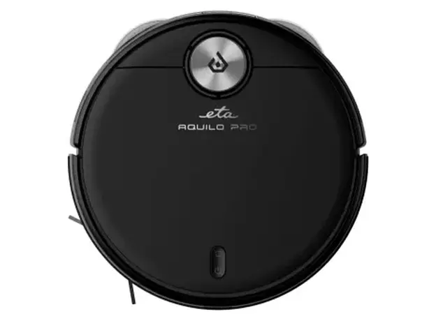 Robot Vacuum Cleaner ETA Aquilo Pro 724390000, mopping, self-cleaning station, 4000Pa, 5200mAh, Black, 3 image