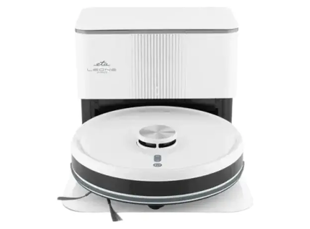 Robot Vacuum Cleaner ETA Leone Pro 624490000, mopping, auto-empty station, 5000Pa, 5200mAh, White, 5 image