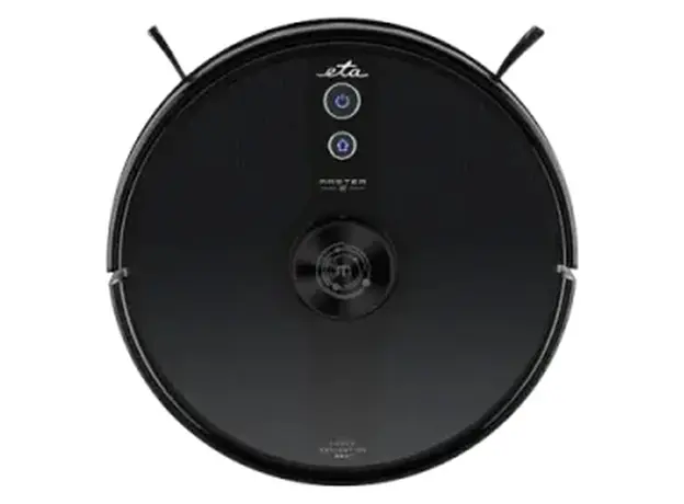 Robot Vacuum Cleaner ETA Master 2 522990010, mopping, laser navigation, 5200mAh, Black