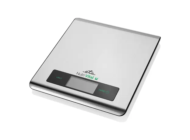 Kitchen Scale ETA 079090000 Nutri Vital, Smart, Bluetooth, 5 kg / 1 g, Stainless Steel