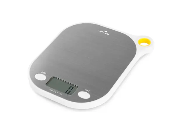 Kitchen Scale ETA 377790000 Grami, 8 kg, 1 g, Stainless Steel, White/Silver