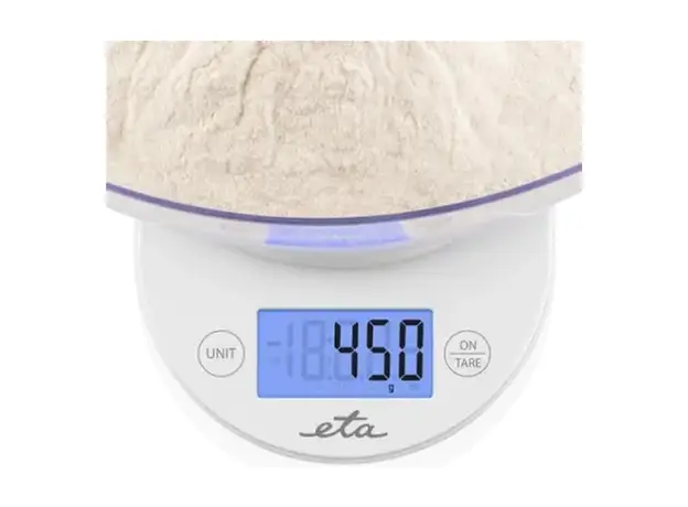 Kitchen Scale ETA 577090000 Mari, 5 kg, 1 g Accuracy, with Bowl, White, 4 image