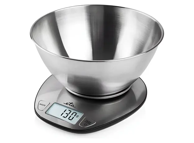 Kitchen Scale ETA 677890000 Dori, Digital, 5 kg / 1 g, 2 L Bowl, Stainless Steel