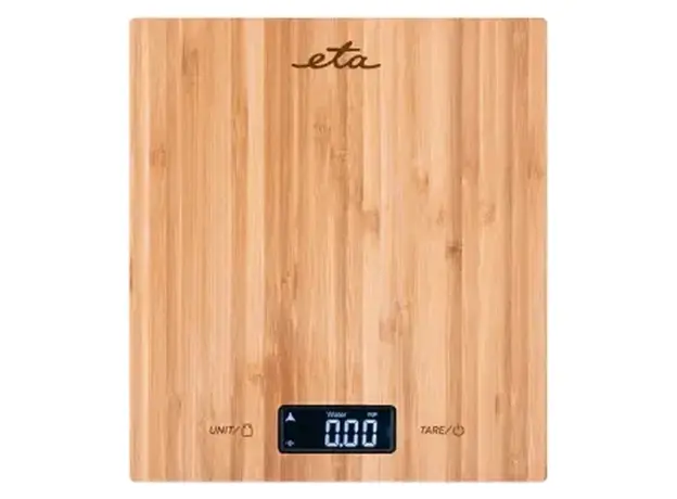 Kitchen Scale ETA 977890000 Bambi, 5 kg, 1 g Accuracy, Bamboo Surface