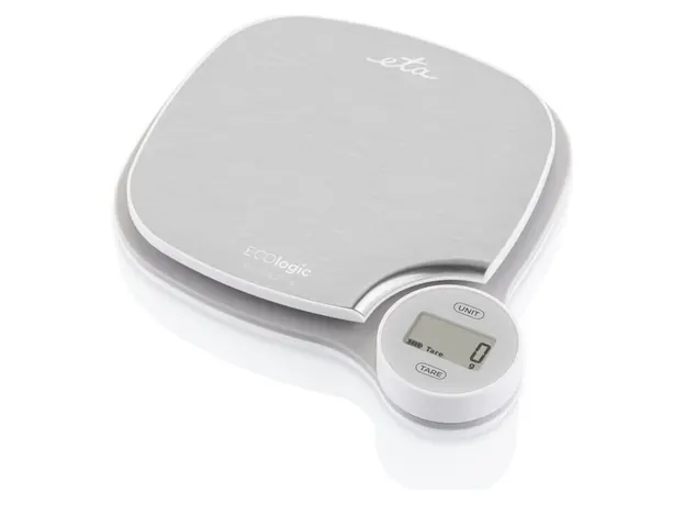 Kitchen Scale ETA477090000 ECOlogic, Battery-free, 5 kg, 1 g, Stainless Steel