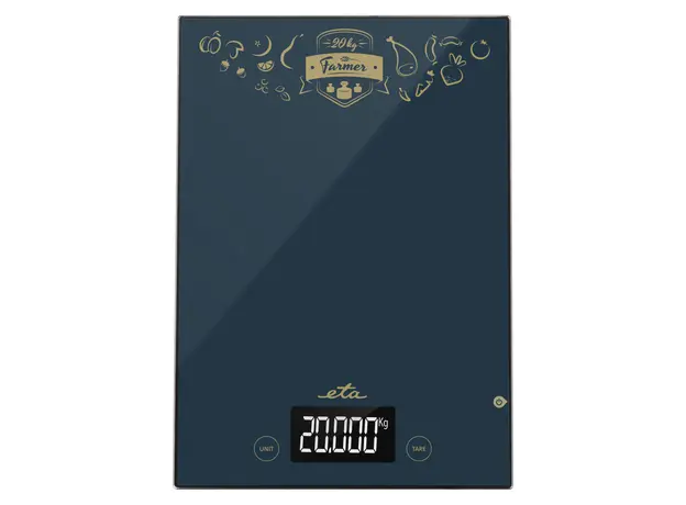 Kitchen Scale ETA477790000 Farmer, 20 kg, 1 g, Black, 2 image