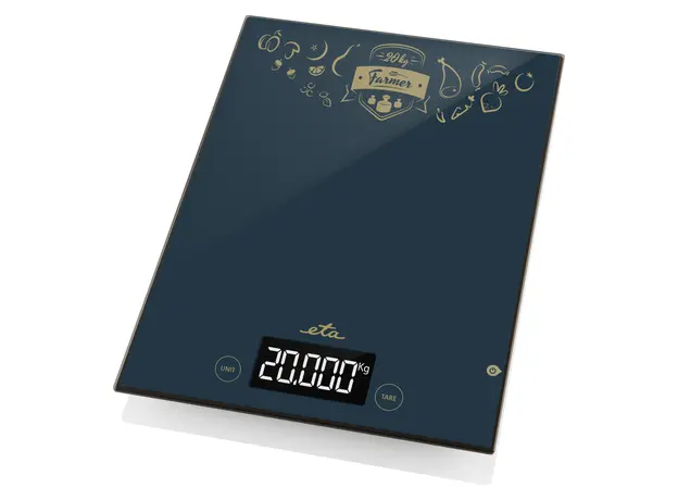 Kitchen Scale ETA477790000 Farmer, 20 kg, 1 g, Black