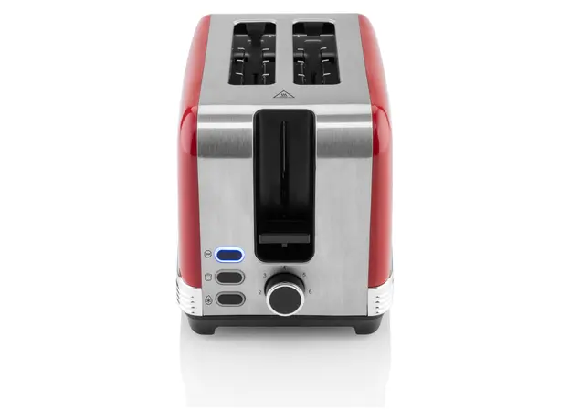 Toaster ETA 916690030 Storio, 930W, 2 Slices, 7 Levels, Retro Design, Red, 2 image